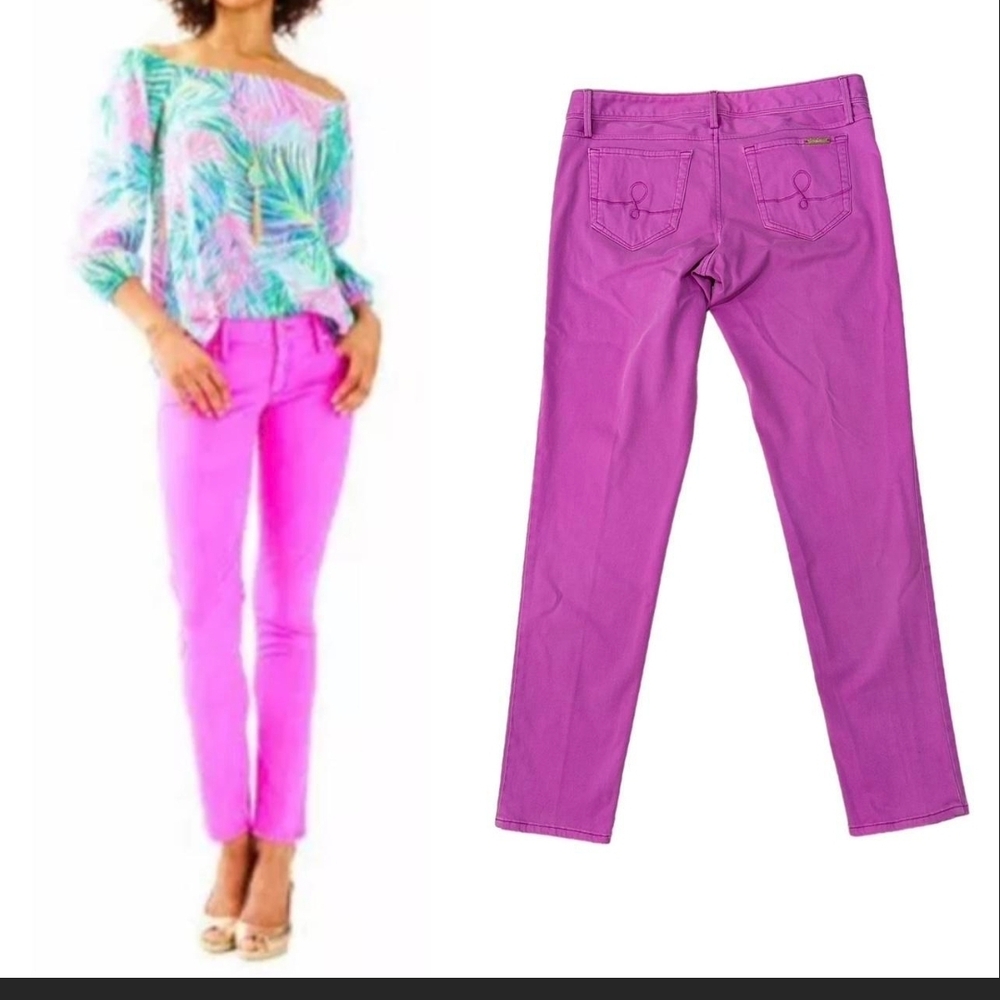 Lilly Pulitzer Violet-Pink Skinny Jeans
